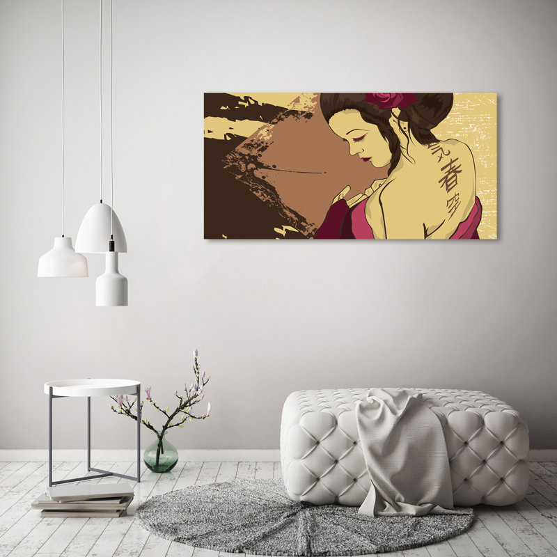 Geisha - Wrapped Canvas Print