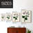 AntiqueFloralFolioIX Framed Print - Solid Wood