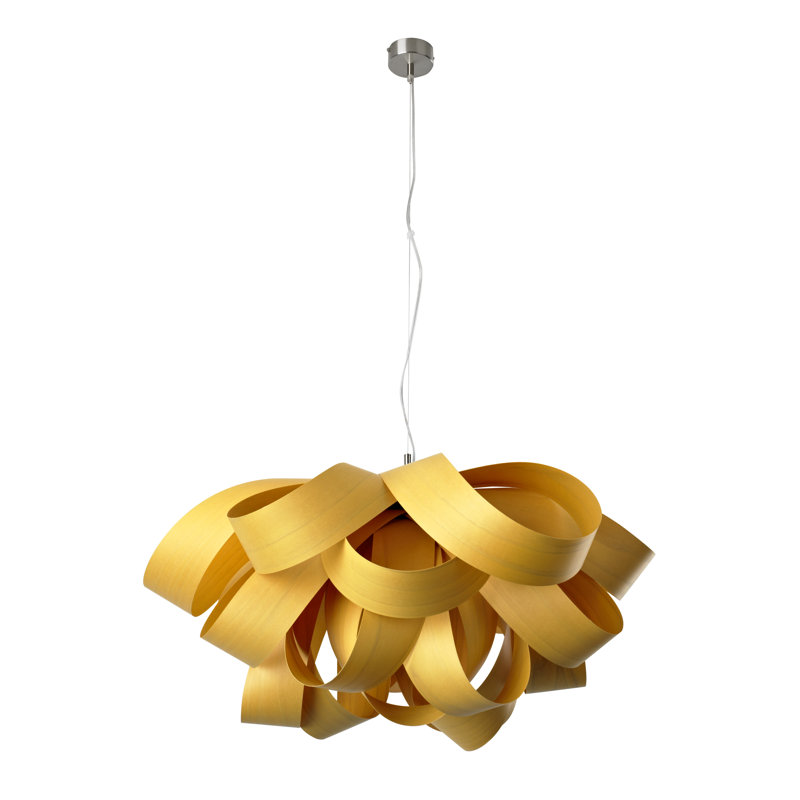 Agatha 1 - Light Pendant, 30" H x 55" W x 56.7" D, Yellow, E26 Base