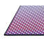Tapis rose/bleu tissé à la machine-1153902266