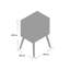 Illings 40cm W Solid + Manufactured Wood Bedside Table