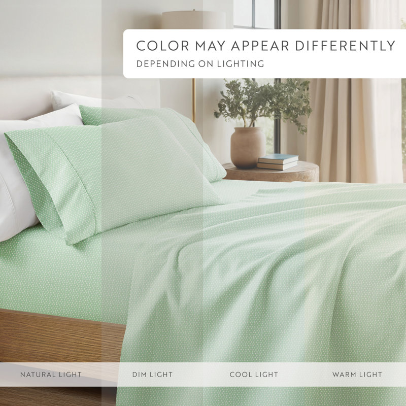 Home Urban Arrows Pattern Microfiber Sheet Set, King