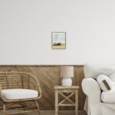 Be Still Countryside Barn Framed Giclee, design by Cindy Jacobs