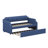 Upholstered Daybed With Trundle, Sofa Bed With Wood Slat Support-412231012