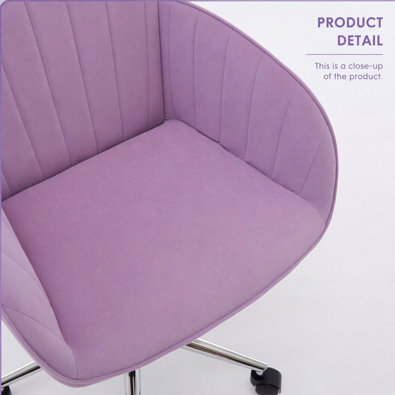 Chaise de bureau pivotante ergonomique réglable avec dossier et siège rembourrés pour un confort durable, adaptée à un usage domestique et professionnel.