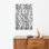 Art contemporain contemporain, paysage minimaliste abstrait
