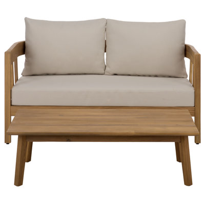 Dasmon Patio Bench + Table