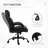 Big and Tall 400lbs Executive Office Chair with Wide Seat,Computer Desk Chair with High Back PU Leather Ergonomic Upholstery,Adjustable Height and Swivel Wheels,Black