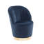 Dominique Velvet Barrel Chair-176836278