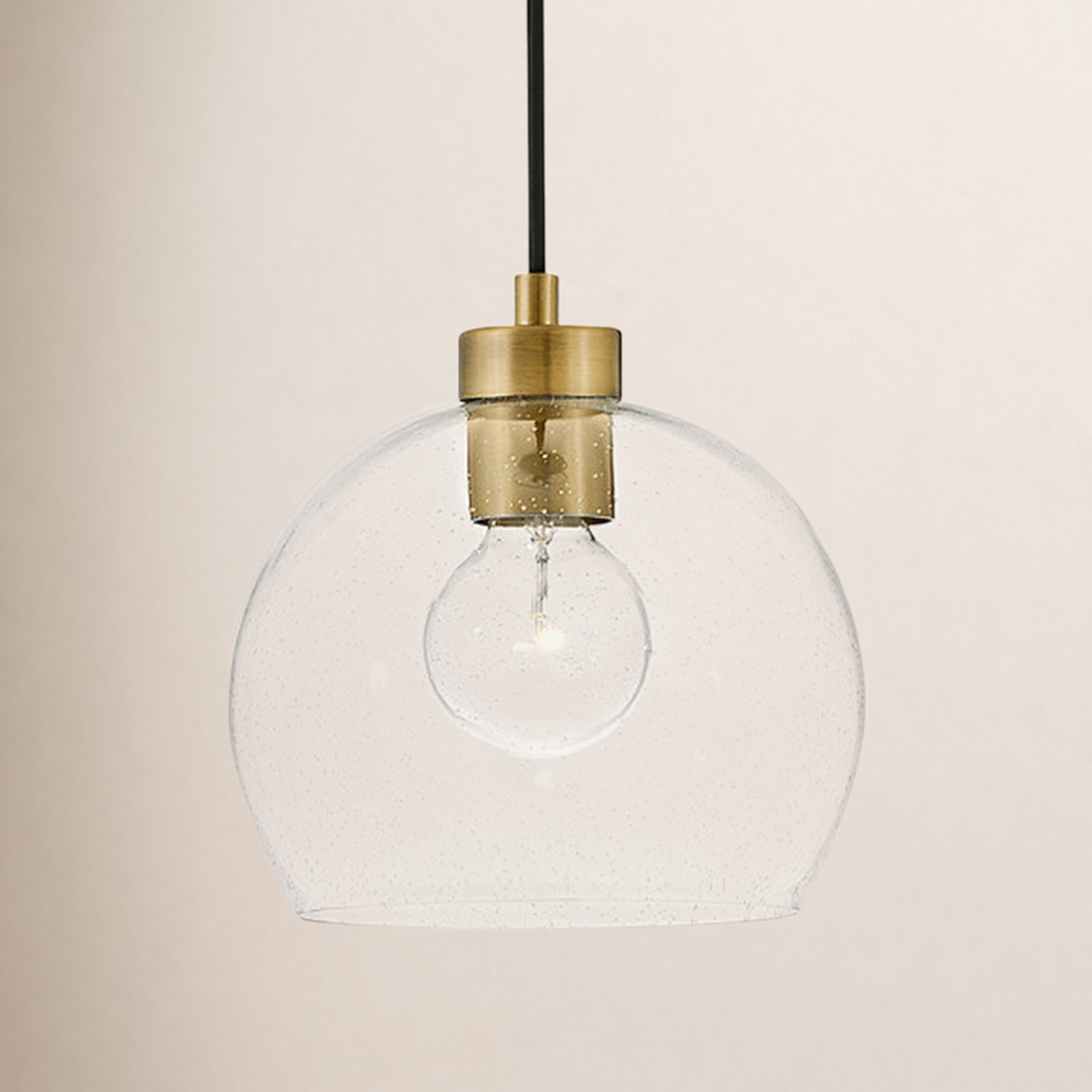 Kito Single Light Glass Dimmable Pendant
