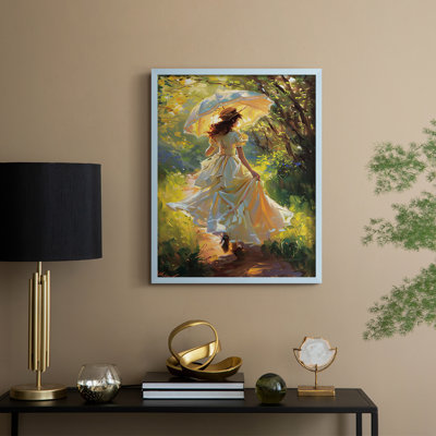 Reproduction encadrée «WOMEN Series Dccxxxxx» - bois massif