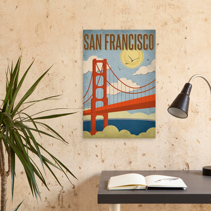 San Francisco, pont Golden Gate, H 24 po x l 16 po