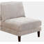 Magnifique chaise rose sans accoudoirs en tissu Morgan 1pc