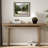 Simple Console Table With Clever Tabletop Design And Elegant And Lively Shape-2047549654
