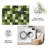 Green Plaid Pattern carpet-easy to clean, machine-washable, soft and comfortable; suitable for door mats, kitchens, living rooms, bedrooms, corridors, and laundry areas. Easy to clean, durable carpet for home decoration.-128973695