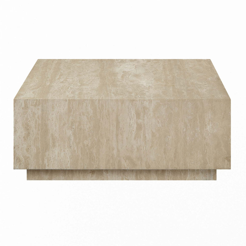 Deon Beige Travertine Coffee Table
