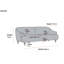 Armana 201Cm Square Arm Standard Sofa