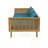 3 Seater Outdoor Daybed With Rattan Arms And Acacia Wood Frame-1474091132-1474091135
