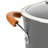 Rachael Ray Hard Anodized Nonstick Cookware Pots and Pans Set, 14 Piece - Gray with Orange Handles