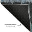 Tapis lavable à la machine de qualité supérieure Millbrook AMF1962-578022095