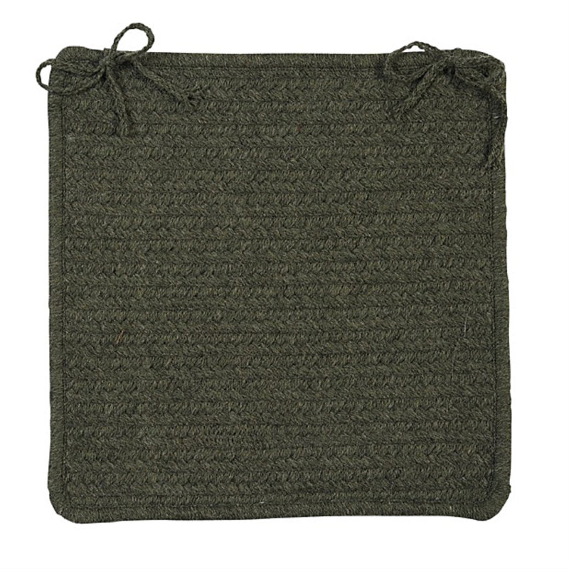 Coussin de chaise Mcclary, Olive