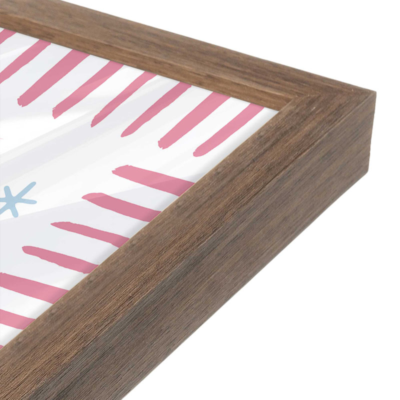 Ensemble de 2 estampes Ribboned Holiday, 12 po x 12 po, Noyer