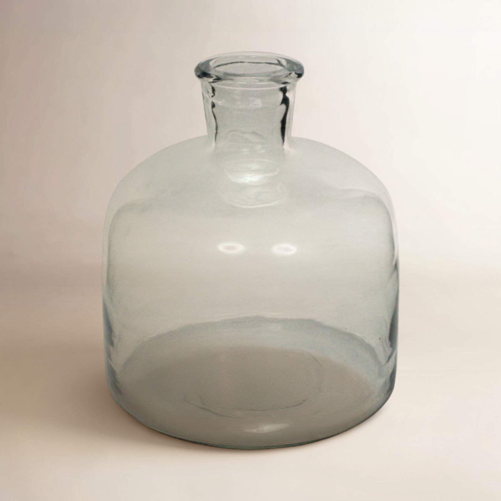 Coen Handmade Glass Table Vase, 8" H x 7" W x 7" D
