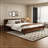 Wood Platform Bed-342569701-342569700