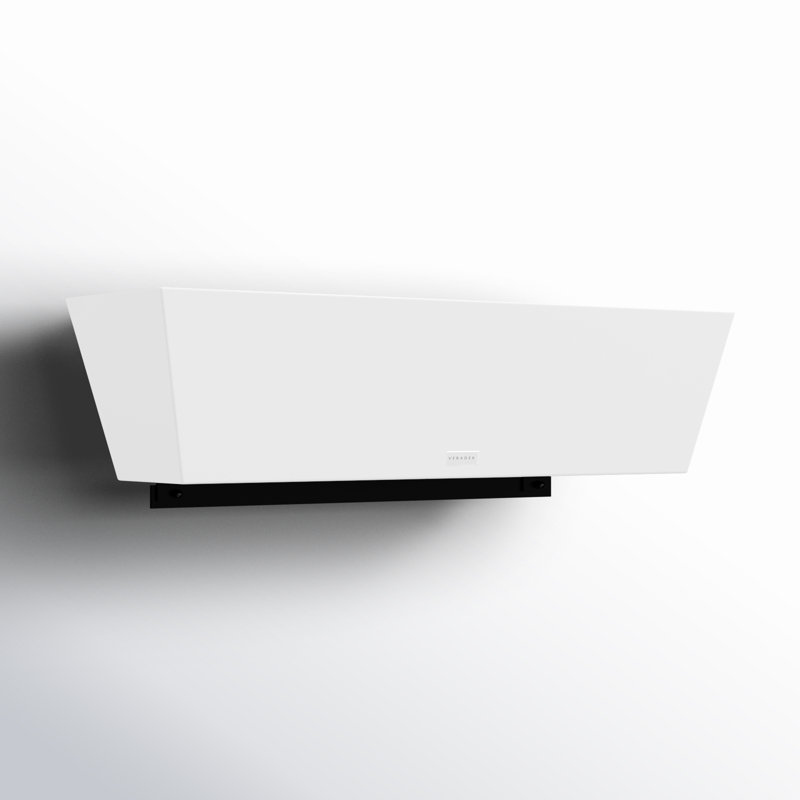 Pot à fleurs Pure Series, H 9 po x l 36 po x P 10 po, Blanc, Ensemble de 1