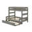 Decimus Twin Over Full Bunk Bed with Built-In Ladder , Trundle Bed Included-1649806009