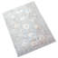 Hand Knotted Wool Area Rug in Silver