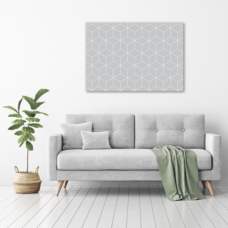 Geometric Background - Wrapped Canvas Print