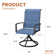 Chaises de patio pivotantes