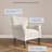  Modern Accent Chair 30.3" Wide High Back Polyester Upholstered Armchair-570265544