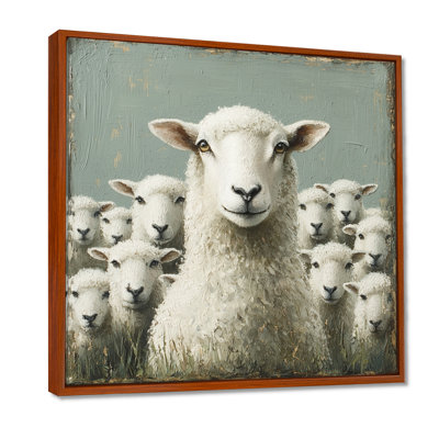 Portrait de famille des moutons, Despres Minimalisme