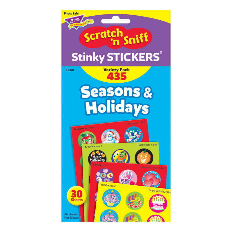 Ensemble d'autocollants Stinky
