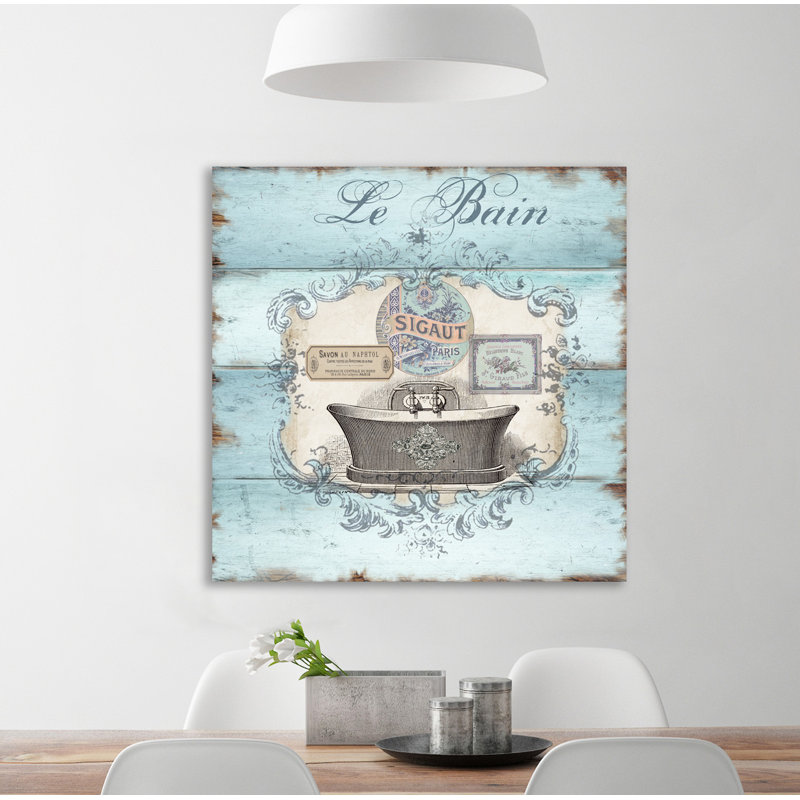 French Bath by Tre Sorelle Studios - Wrapped Canvas Print, 121.92cm H x 121.92cm W