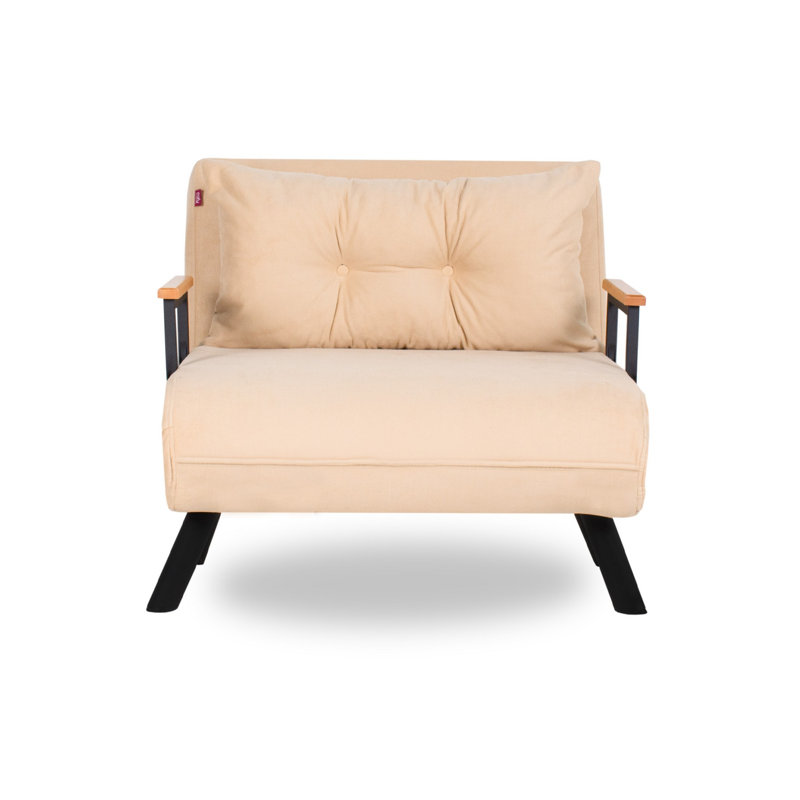 Biggins 1 Seater Sofa Bed, Cream