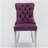 Tufted Solid Wood Contemporary Velvet Upholstered Dining Chair with Chrome Stainless Steel Plating Legs,Nailhead Trim,Set of 2-2091873310-2091873313