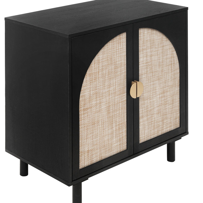 Armoire à 2 portes pour différents réglages de pièces - d'ingénierie, résistante, avec poignée en métal fin et configuration de rangement réglable à l'intérieur de la maison -, système délicat