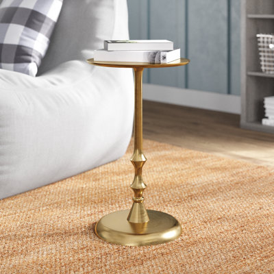 Table d'appoint en métal Kaine