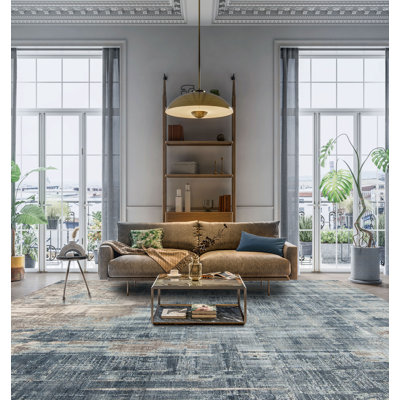 Leonardo Hand Knotted Abstract Indoor Rug