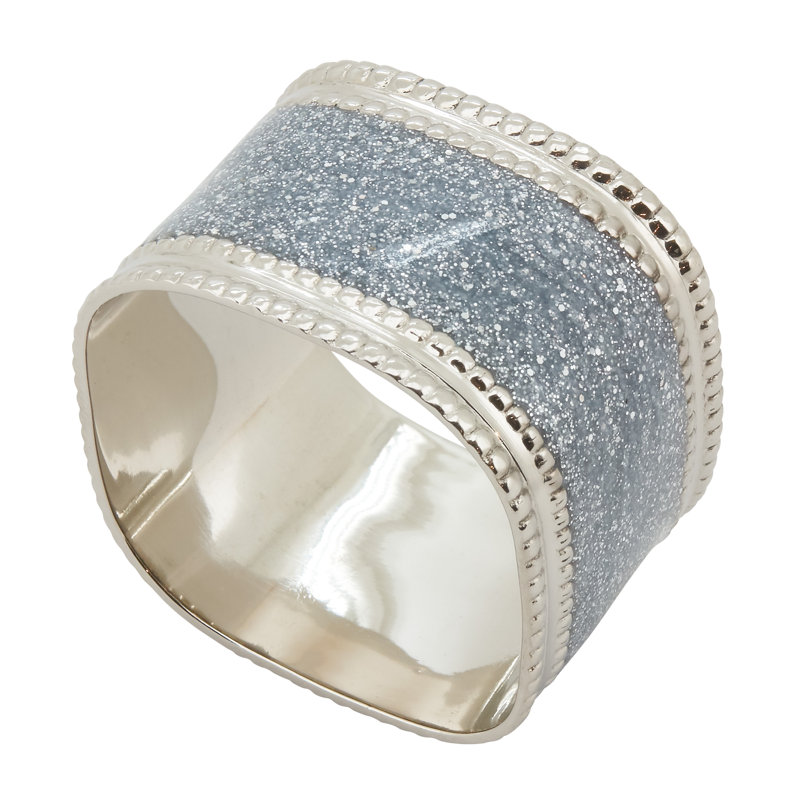 Rond de serviette Dudek, Argent