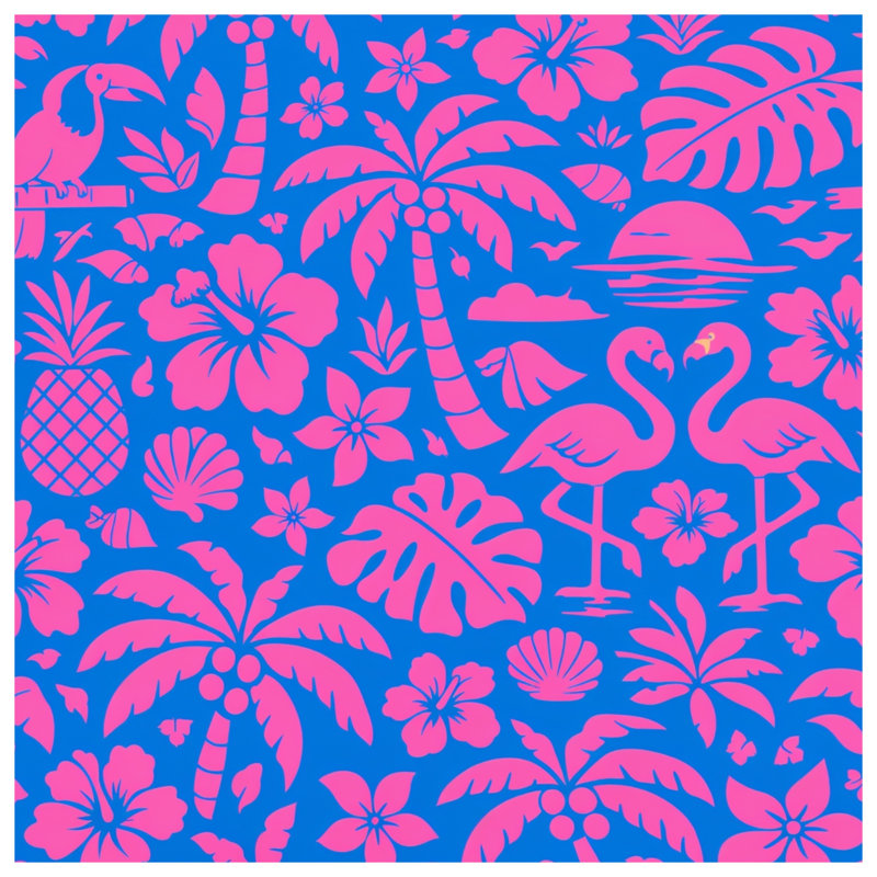 Édredon Pink Flamingo, Très grand lit