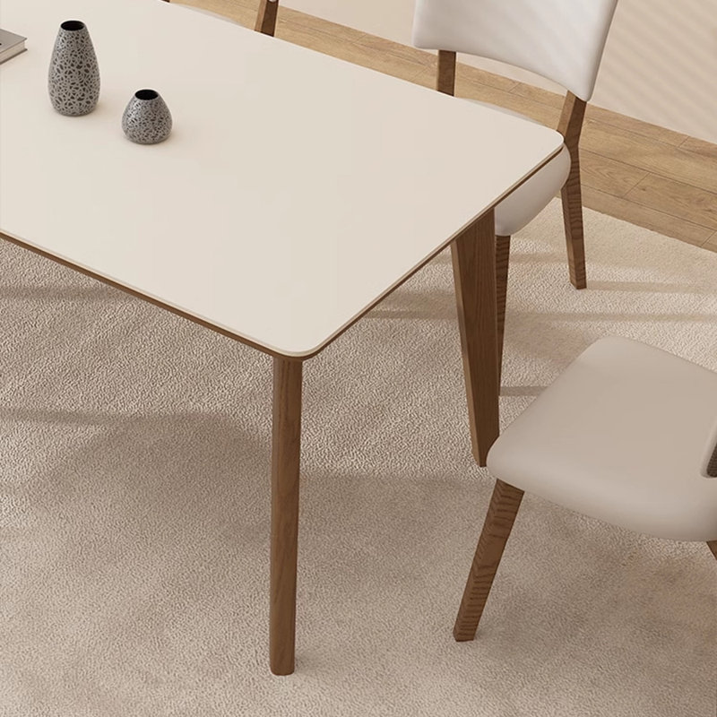 Ensemble de chaises de table en bois de frêne élégant, H 29,52 po x L 62,99 po x l 31,49 po