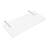 Acrylic Floating Wall Shelves Set of 3, Clear Modern Wall-Mounted Storage Shelves