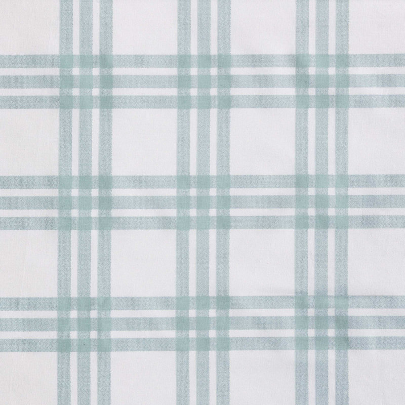 Ensemble de draps en percale de coton Shasta Lake , Ensemble de draps pour lit simple avec 1 taie d'or