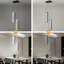 Îlot de cuisine moderne à intensité variable Luminaire suspendu à DEL Luminaire suspendu pour escalier Lustre pour escalier Grand lustre Hall d'entrée Lustre pour vestibule-984996450