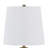 20" Gold Resin Doodle Table Lamp With Glasses And Linen Shade-384854552-384854559