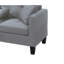 Rema 3Pc Sectional Sofa, Chaise, Ottoman, 2 Pillows,   Linen-111572243
